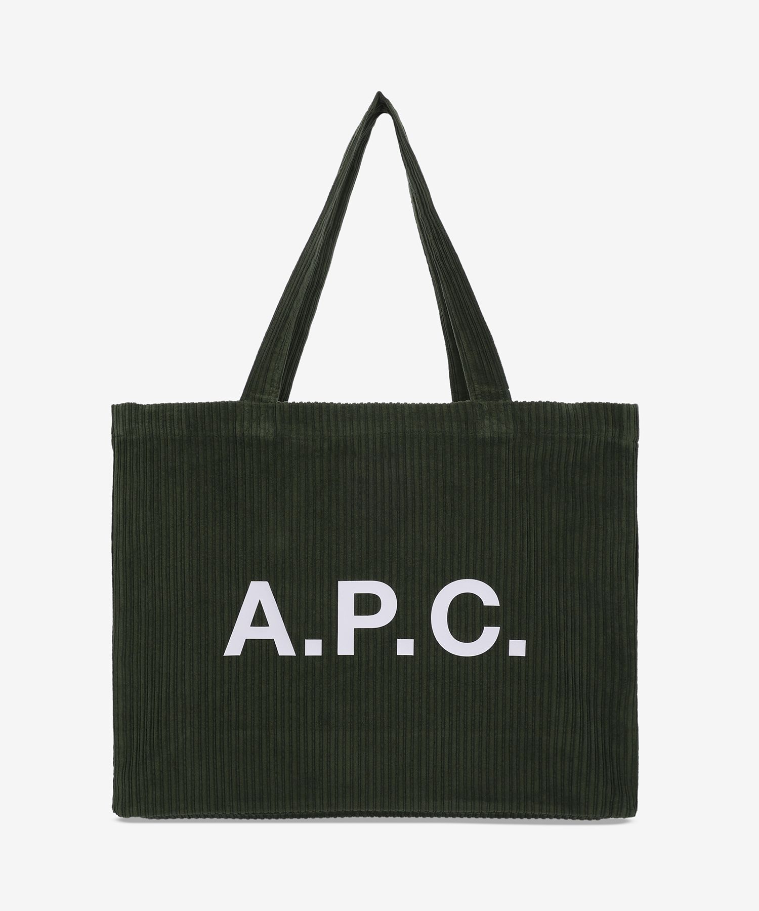 トートバッグ A.P.C. Diane Shoulder Bag Green COEZQM61443KAI COEZQM61443KA A.P.C. Diane Unisex Tote Bag Green COEZQ-M61443-KAI