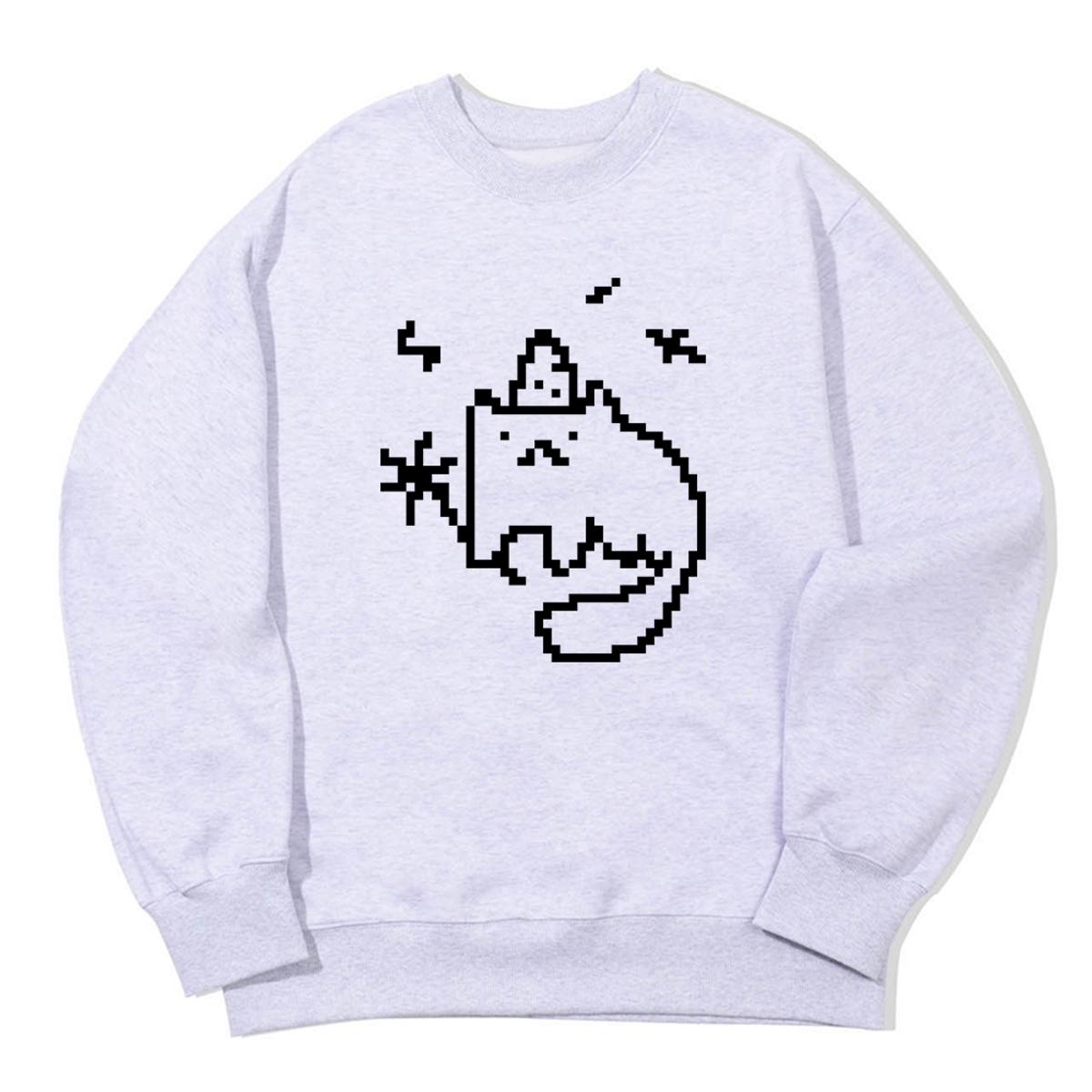 어썸어스(AWESOMEUS) WIZARD CAT SWEAT SHIRTS_3 COLOR