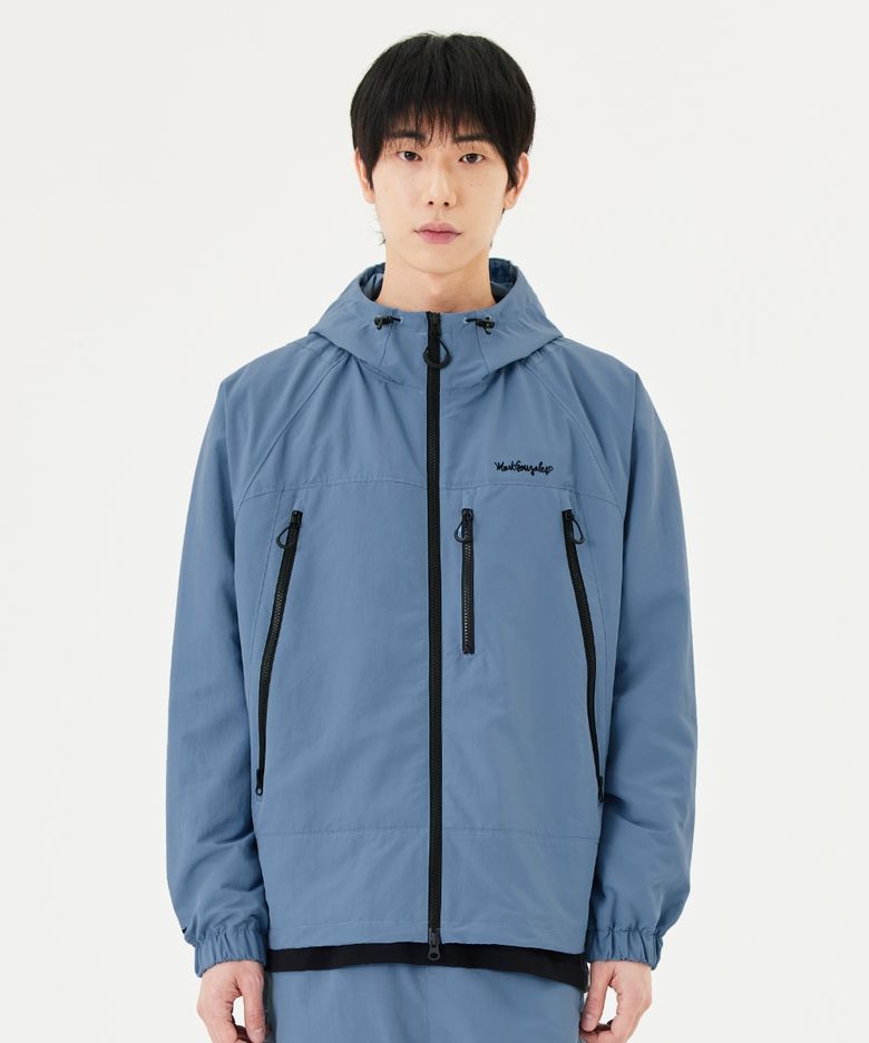 MG MULTI ZIP-UP WIND BREAKER - BLUE
