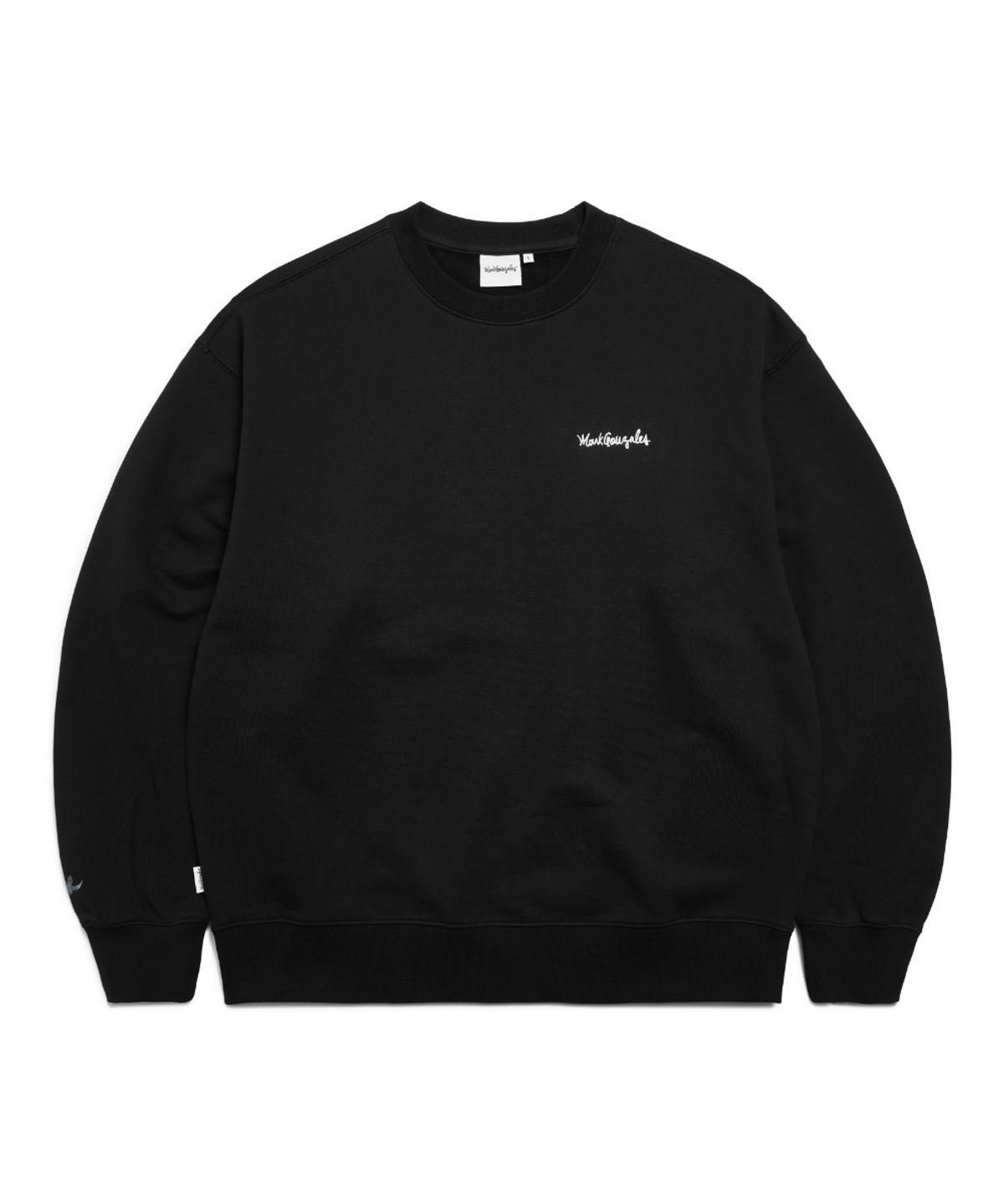 마크곤잘레스(MARK GONZALES) 스몰 사인 로고 스웻 셔츠 - BLACK