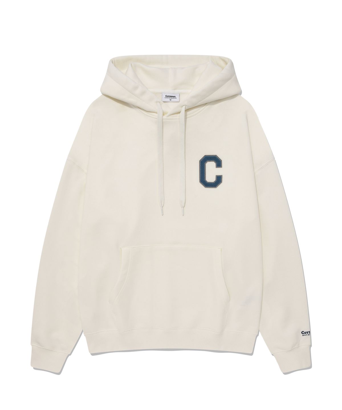 커버낫(COVERNAT) C 로고 후디 아이보리