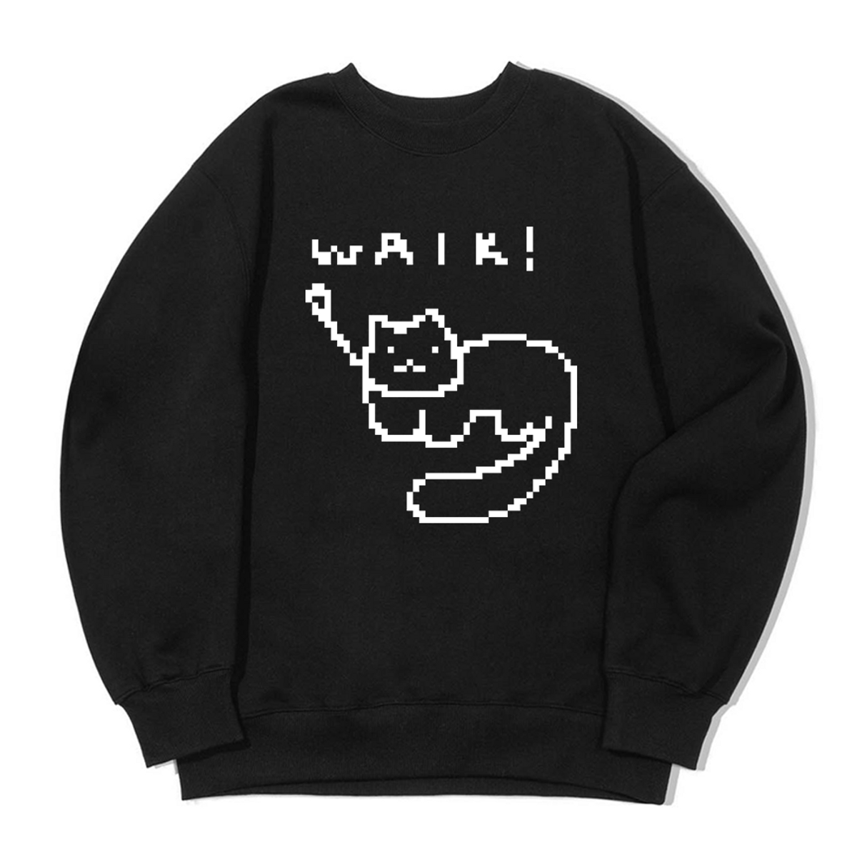 어썸어스(AWESOMEUS) WALK CAT SWEAT SHIRTS_3 COLOR