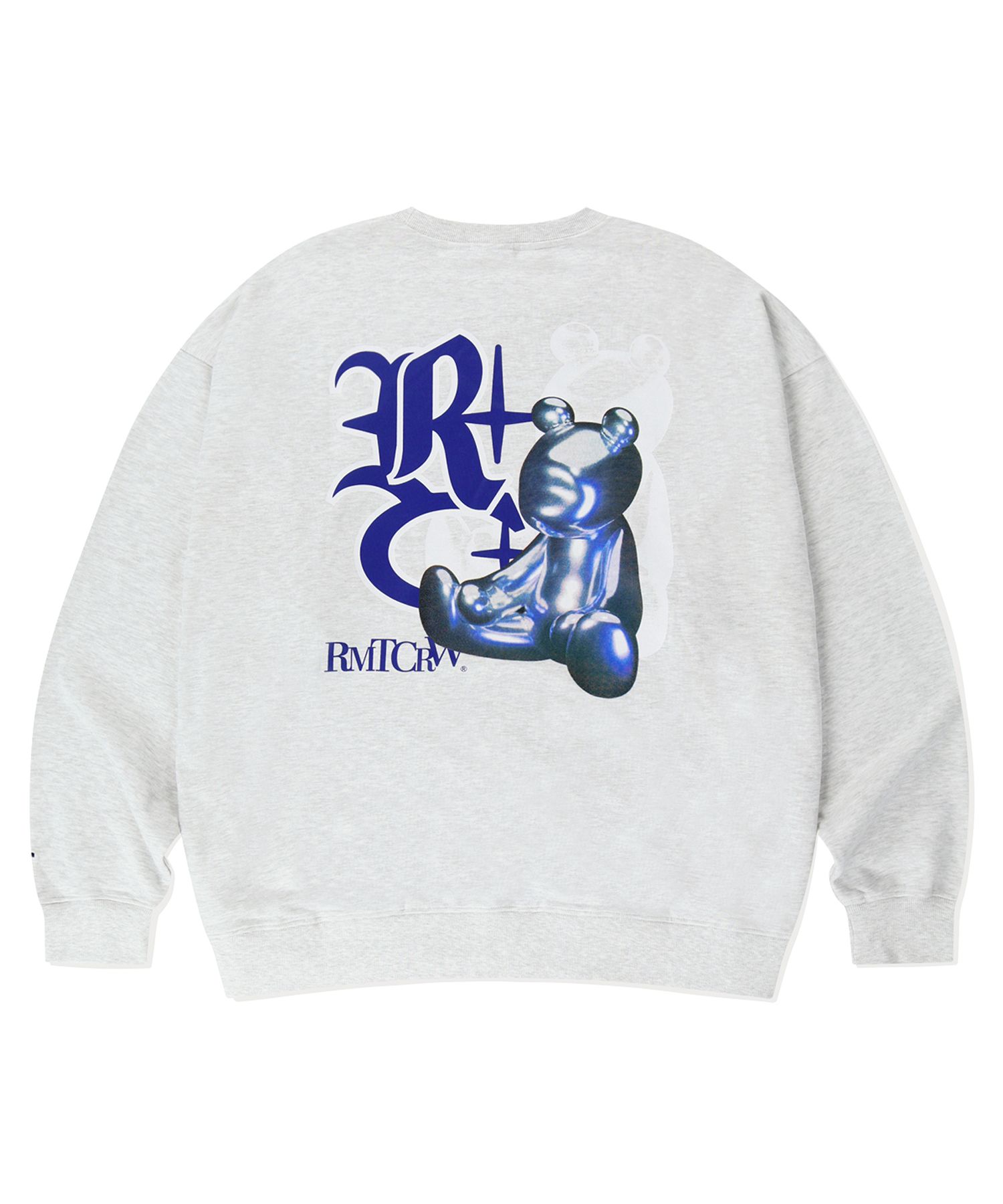 [ROMANTIC CROWN]★24FW★韓国人気★ASTRO TEDDY CREWNECK MUSINSA | ROMANTIC CROWN Astro Teddy Crew Neck_Light Gray