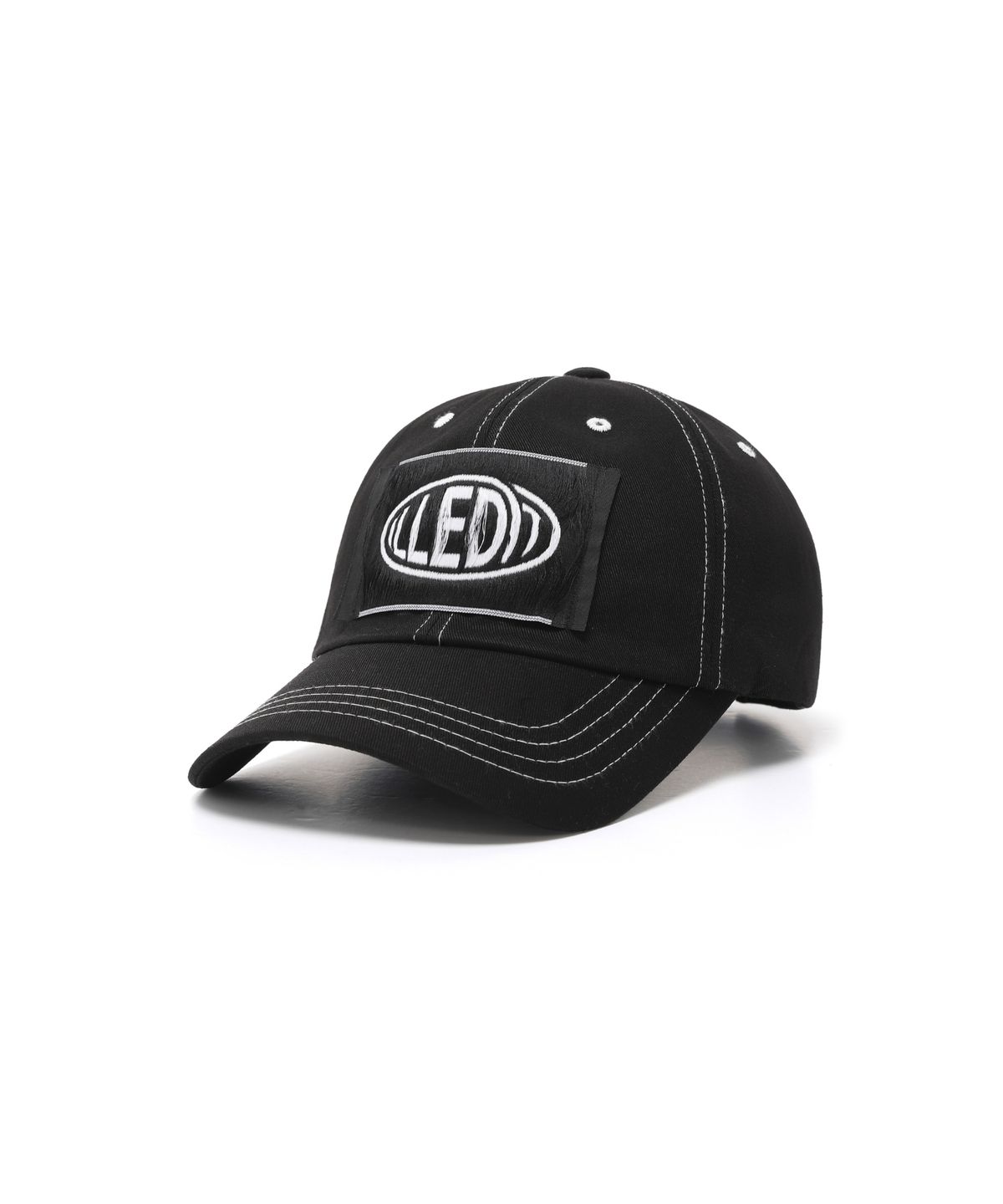 일레딧(ILLEDIT) BIG LOGO LABEL STITCH BALL CAP
