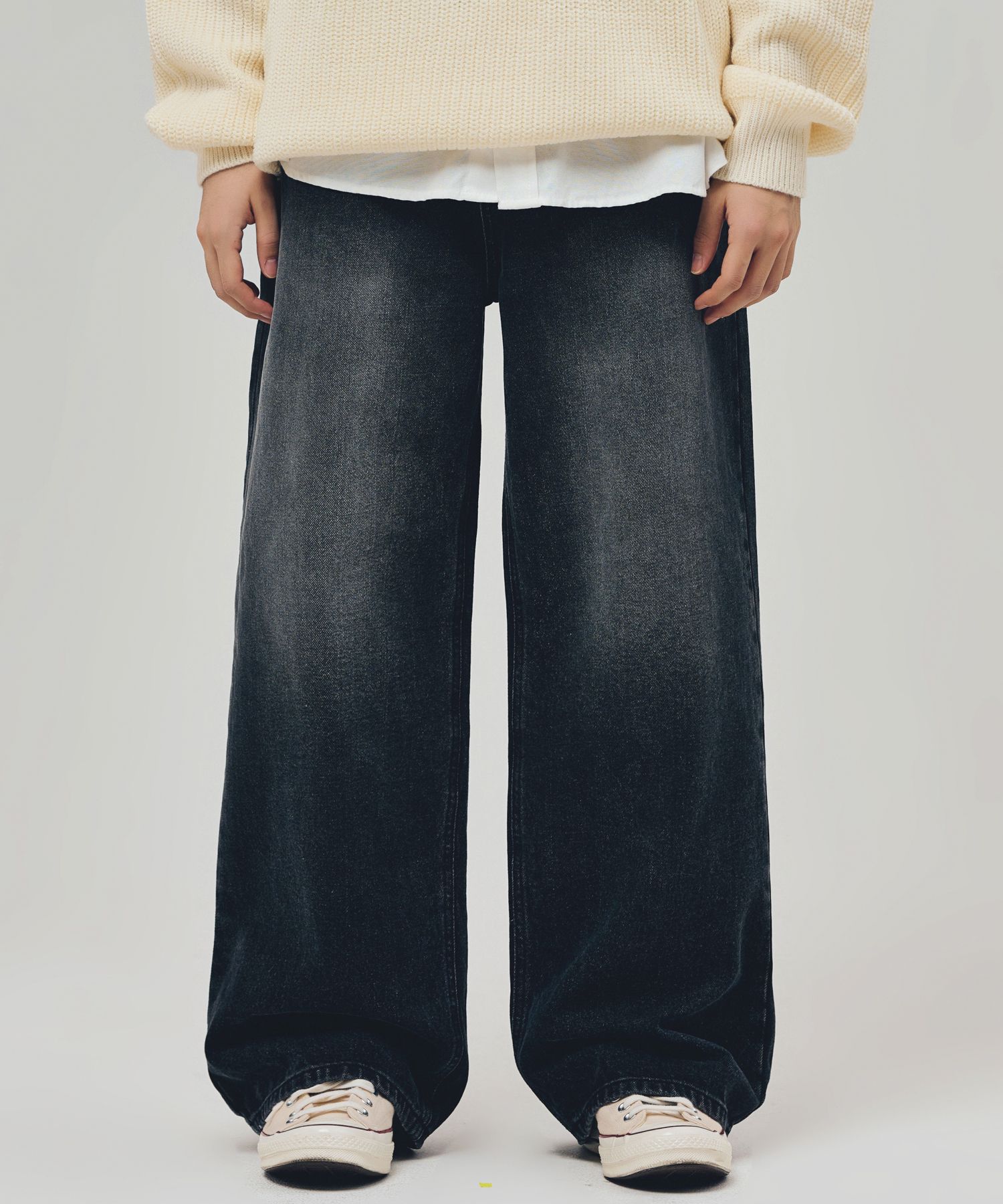 HT8620 WHEREVER WIDE DENIM (Galaxy Black)