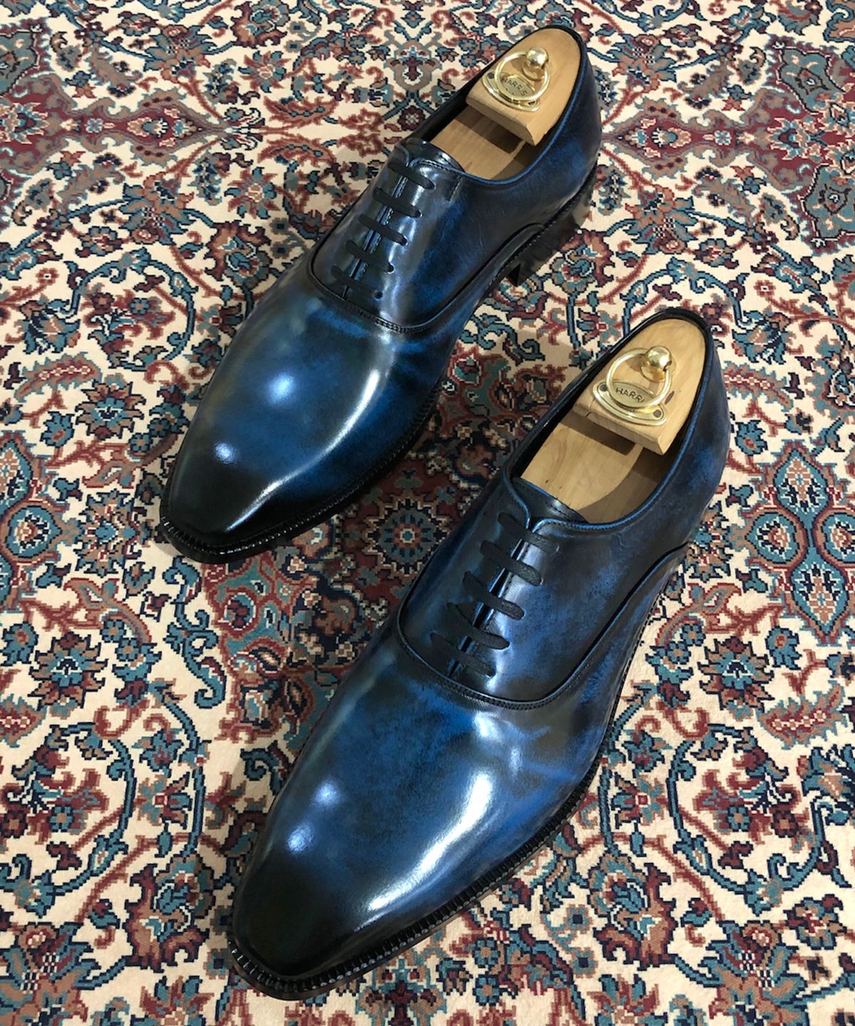 조앤슈(JOENSHOE) 행콕 클린 옥스퍼드 블루