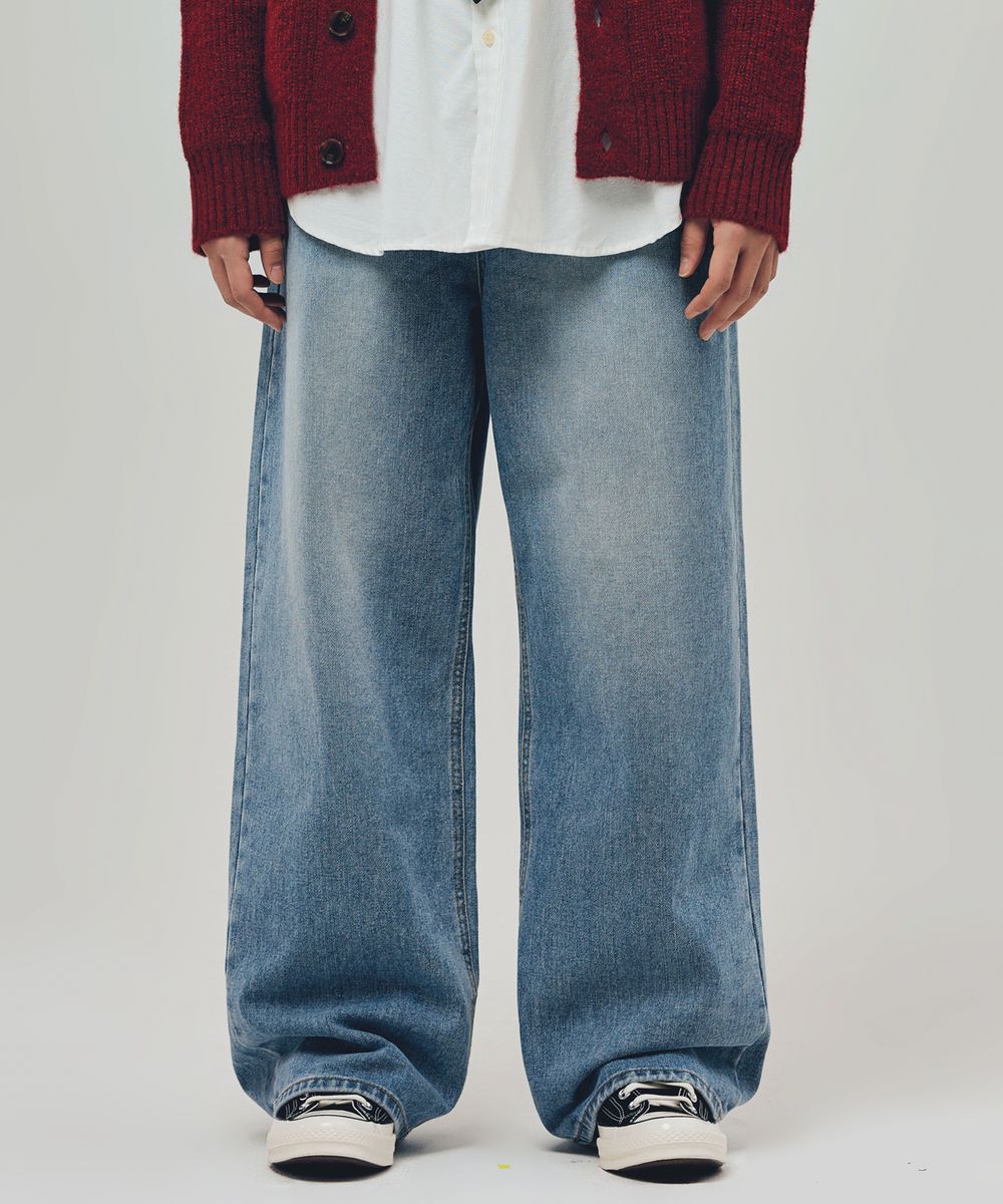 HT8618 웨어에버 와이드 데님 (OKHOTSK)