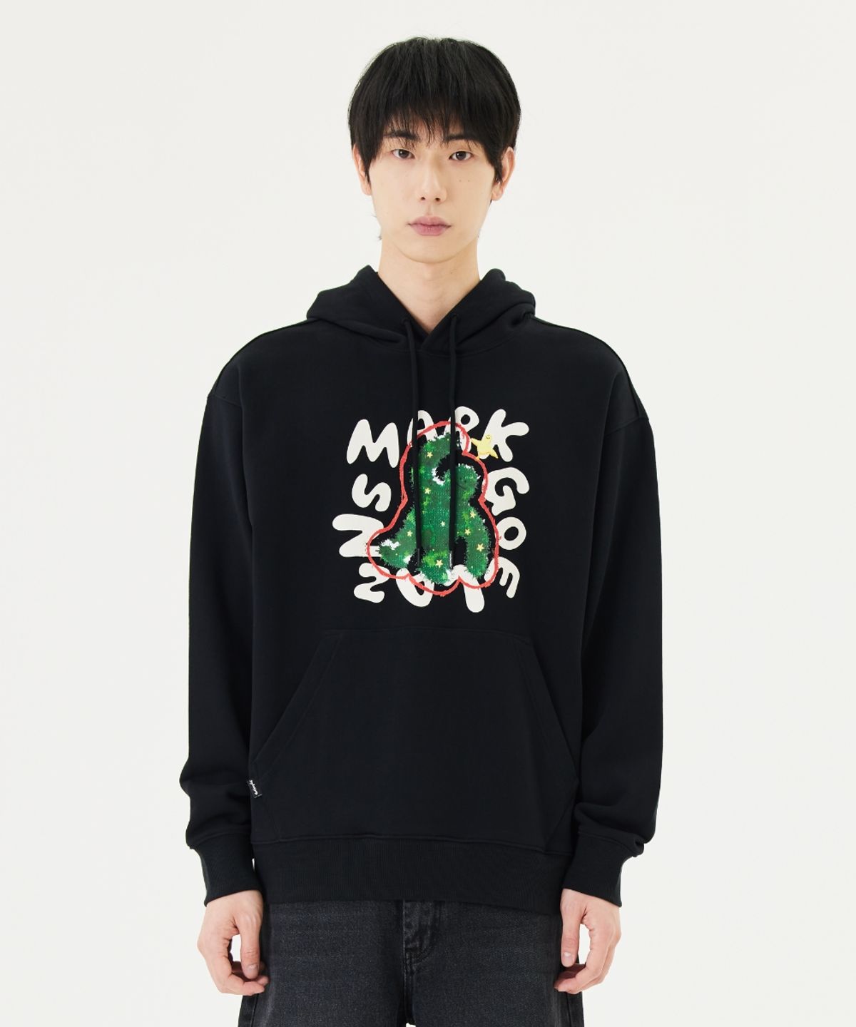 마크곤잘레스(MARK GONZALES) MG SHMOO HOLIDAY SWEAT HOODIE - BLACK