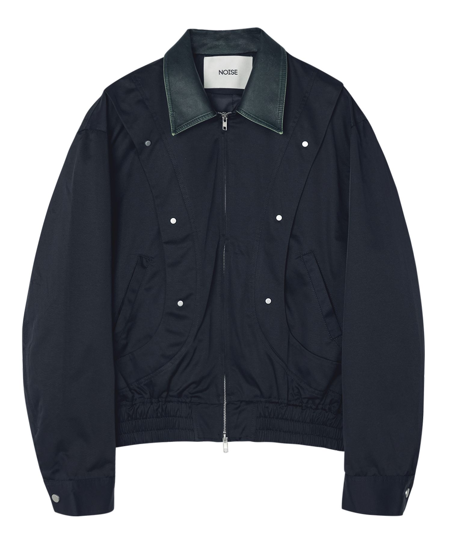MUSINSA | NOISE Vintage Cotton Work Jacket - Navy