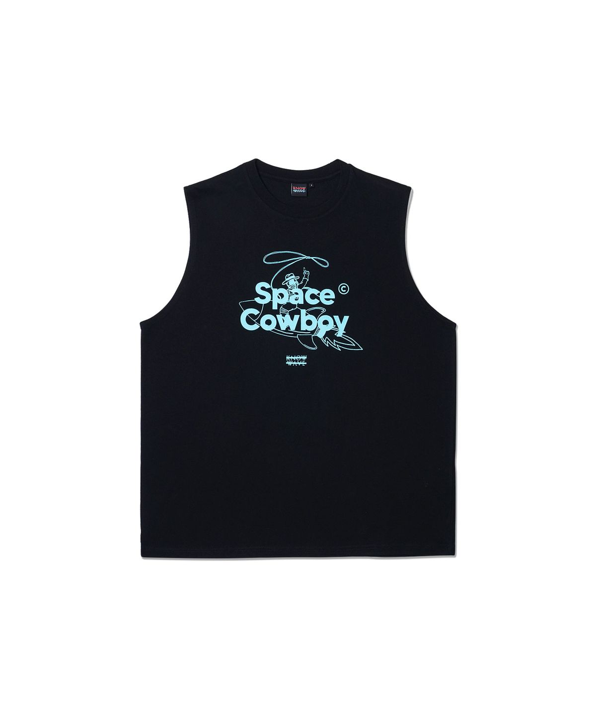 노우웨이브(KNOW WAVE) 스페이스 카우보이 x 노우웨이브 슬리브리스 KNT084m(BLACK)