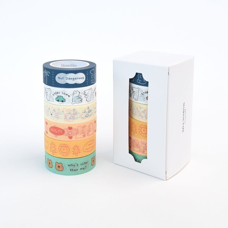 아르떼 마스킹테이프 스토리타운 6P SET