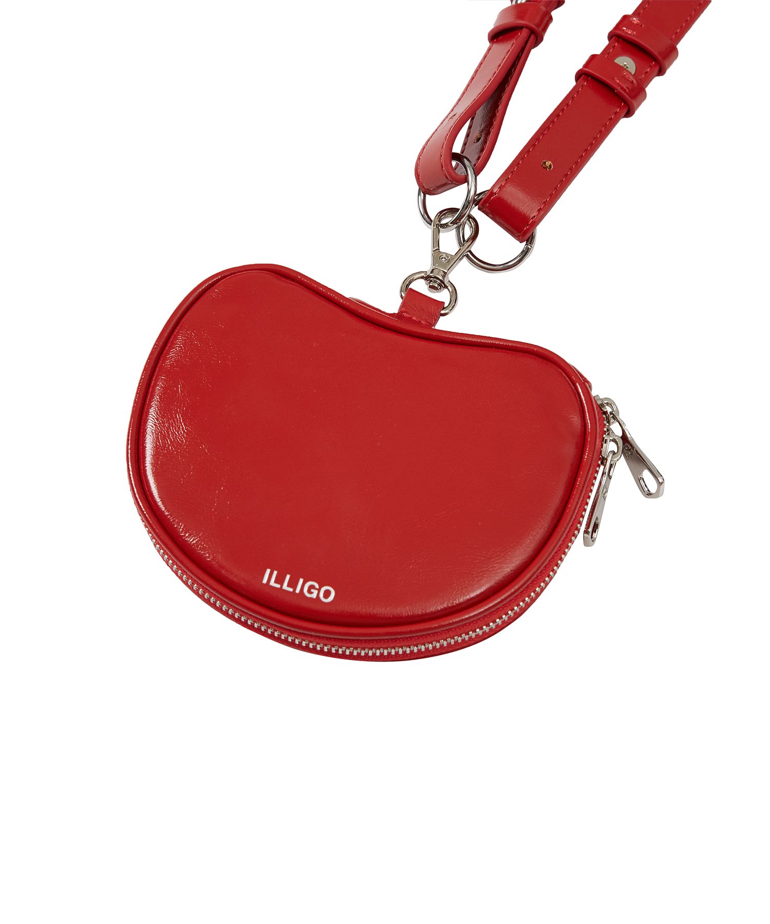 [韓国]★ILLIGO★Apple Mini Card Bag★ミニ カード バッグ★ MUSINSA | ILLIGO Apple Mini Card Back Red