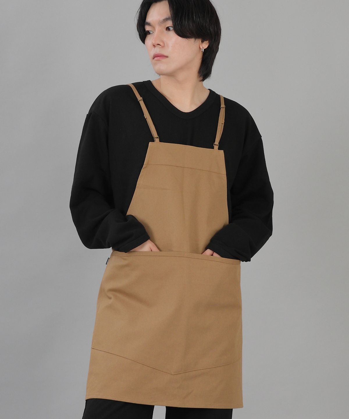 세인트크루(SAINTCREW) 미니멀 와이드포켓 에이프런 MWA-1320 카멜