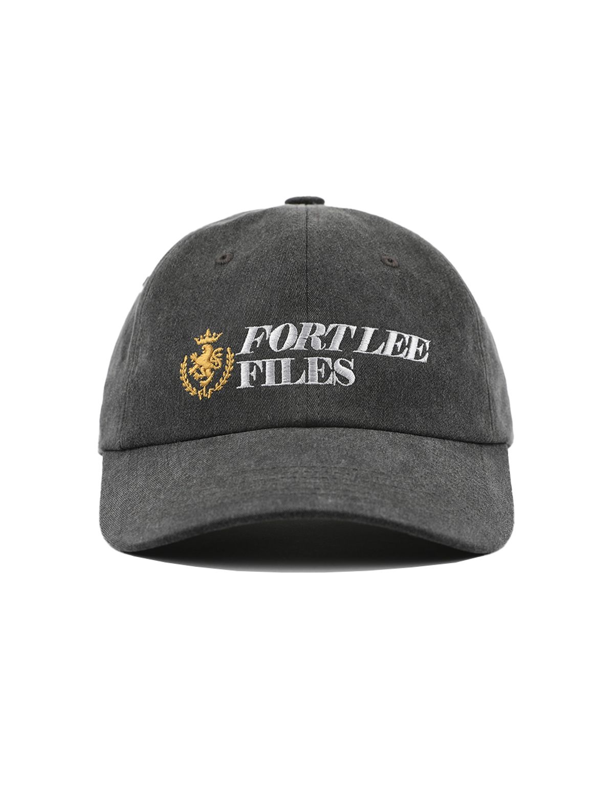 포트 리 파일즈(FORTLEEFILES) FLF 틸트 로고 볼캡(그레이)