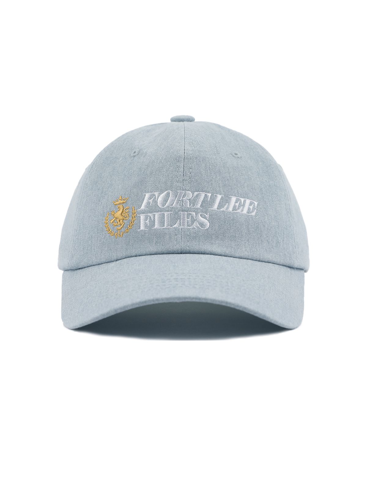 포트 리 파일즈(FORTLEEFILES) FLF 틸트 로고 볼캡(빈티지 블루)