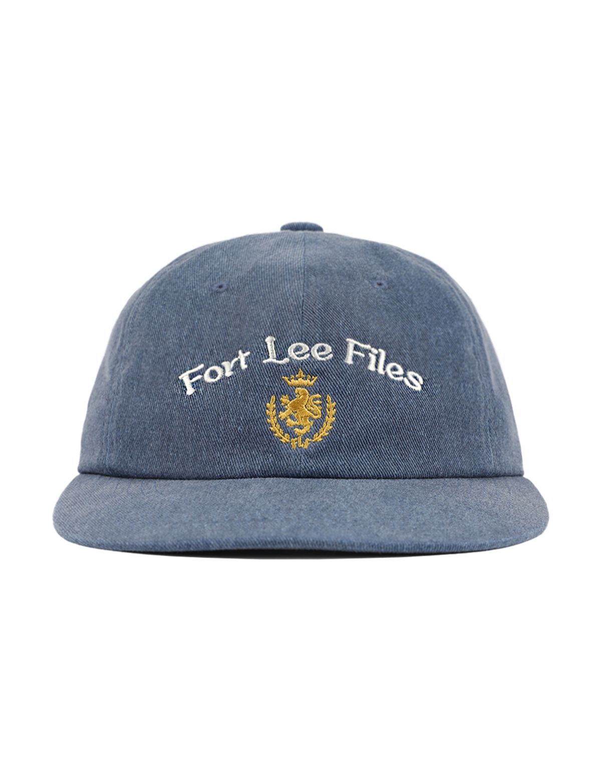 포트 리 파일즈(FORTLEEFILES) FLF 아치 로고 6패널 캡(오션 블루)