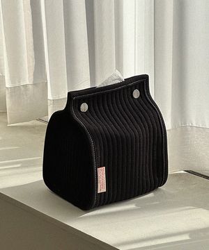 두루마리 휴지 커버 케이스 (블랙)