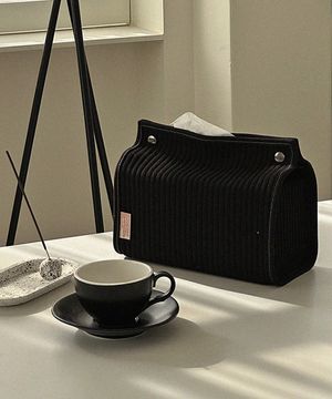 갑티슈 휴지 커버 케이스 (블랙)