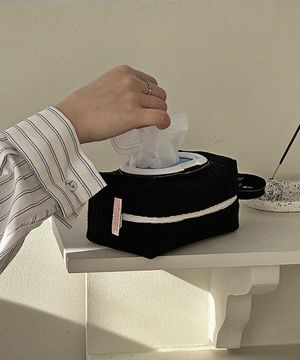 물티슈 커버 케이스 (블랙)