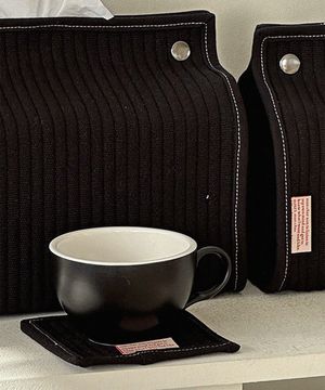 [2PACK] 코스터 (블랙)