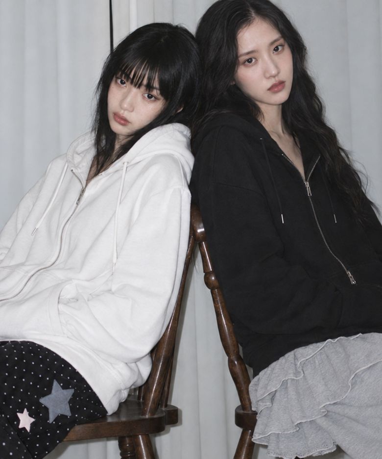 라브 2WAY 오버핏 후드집업 4 Color [GRPH_6001]