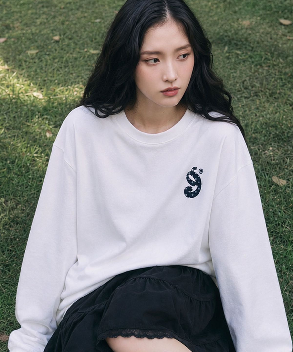 그라픽(GRAPICK) 모모 레이어드 롱슬리브 티셔츠 2 Color [GRPR_6003]