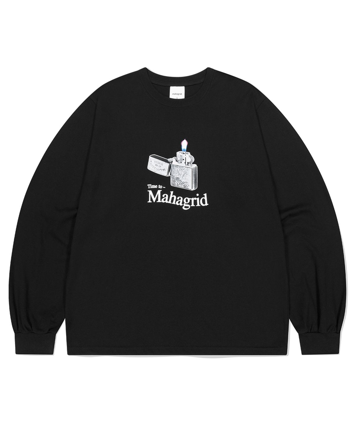 마하그리드(MAHAGRID) IT’S TIME TO LS TEE BLACK(MG2EFMT564A)