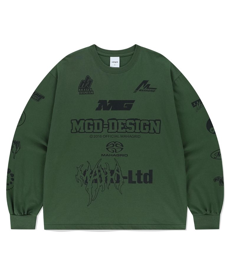 MGD SYMBOL LS TEE GREEN(MG2EFMT565A)
