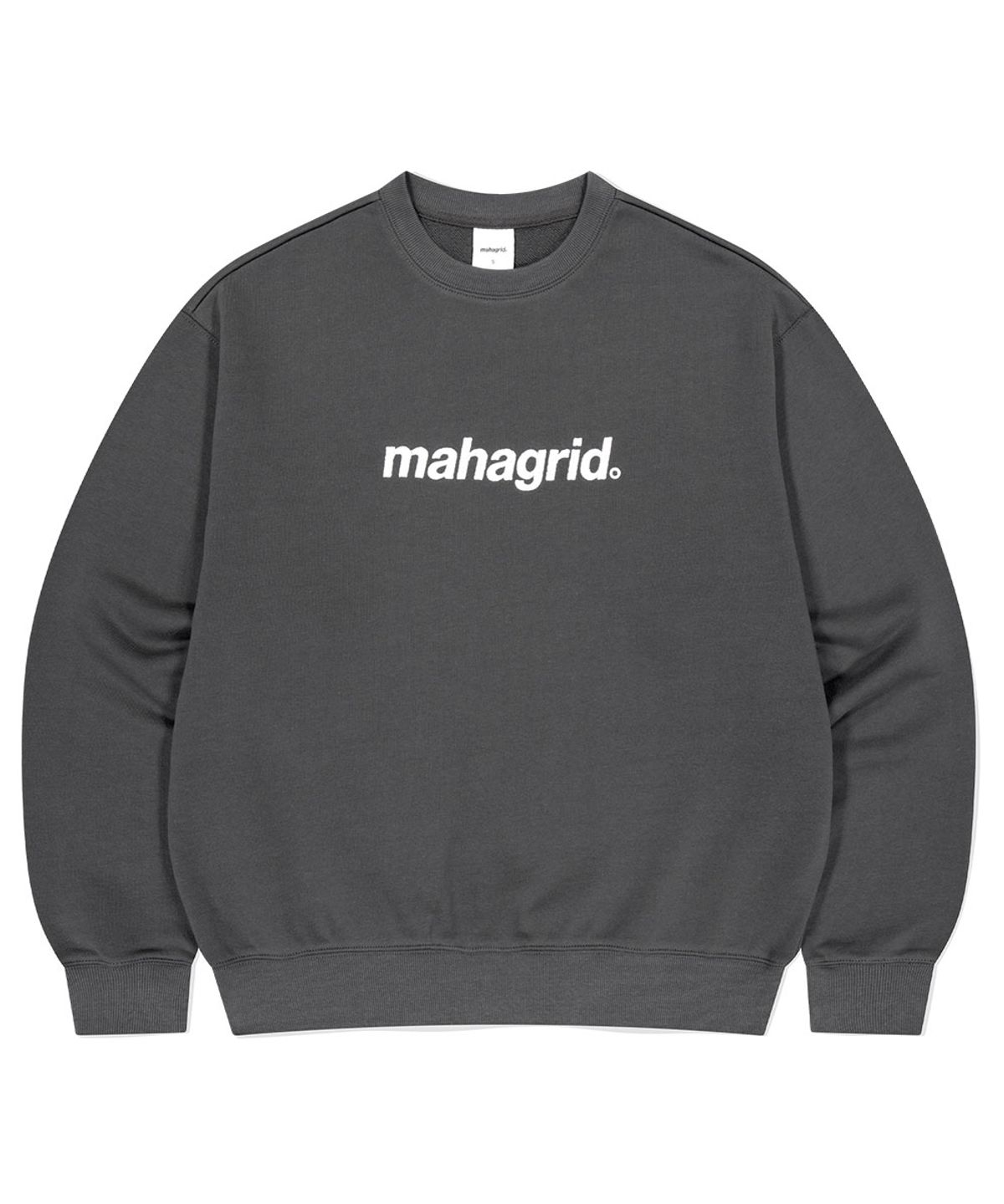 마하그리드(MAHAGRID) BASIC LOGO SWEATSHIRT CHARCOAL(MG2EFMM449A)