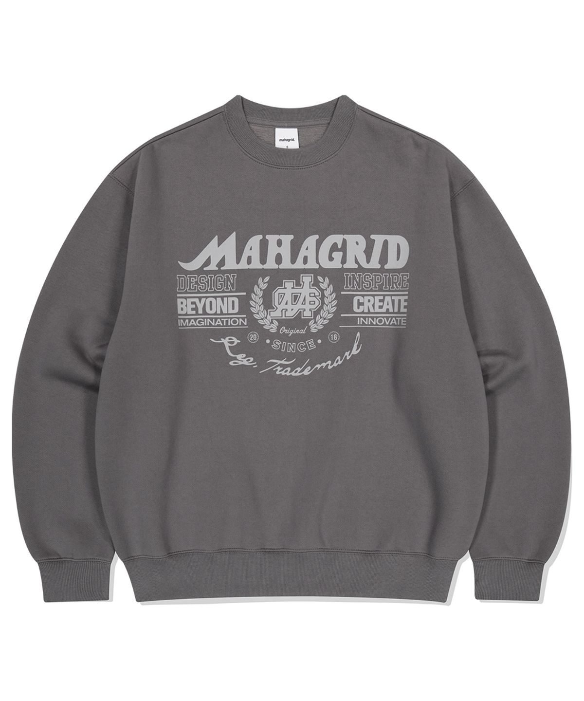 마하그리드(MAHAGRID) TRADEMARK SWEATSHIRT MOCHA GREY(MG2EFMM462A)