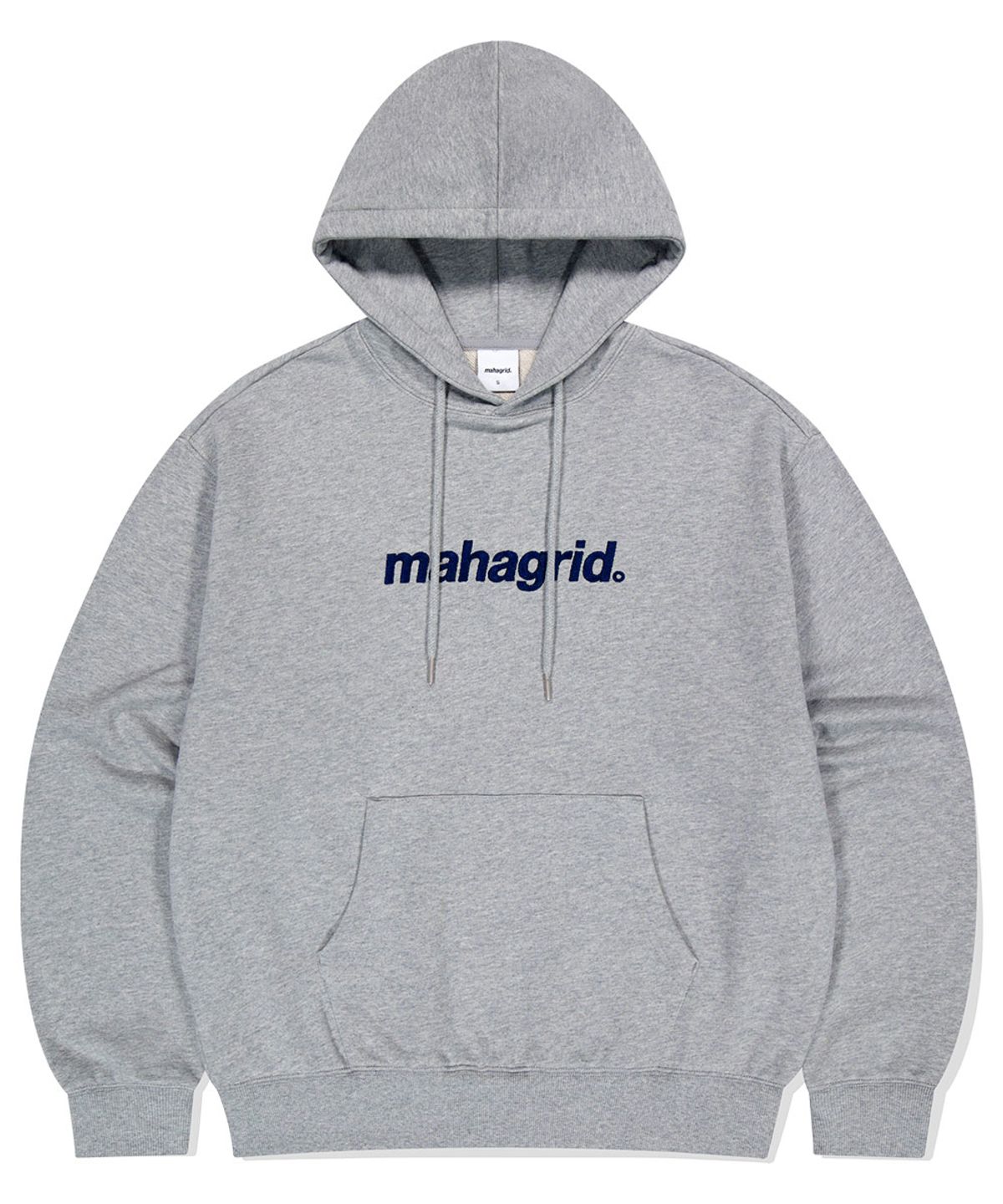 마하그리드(MAHAGRID) BASIC LOGO HOODIE GREY(MG2EFMM407A)