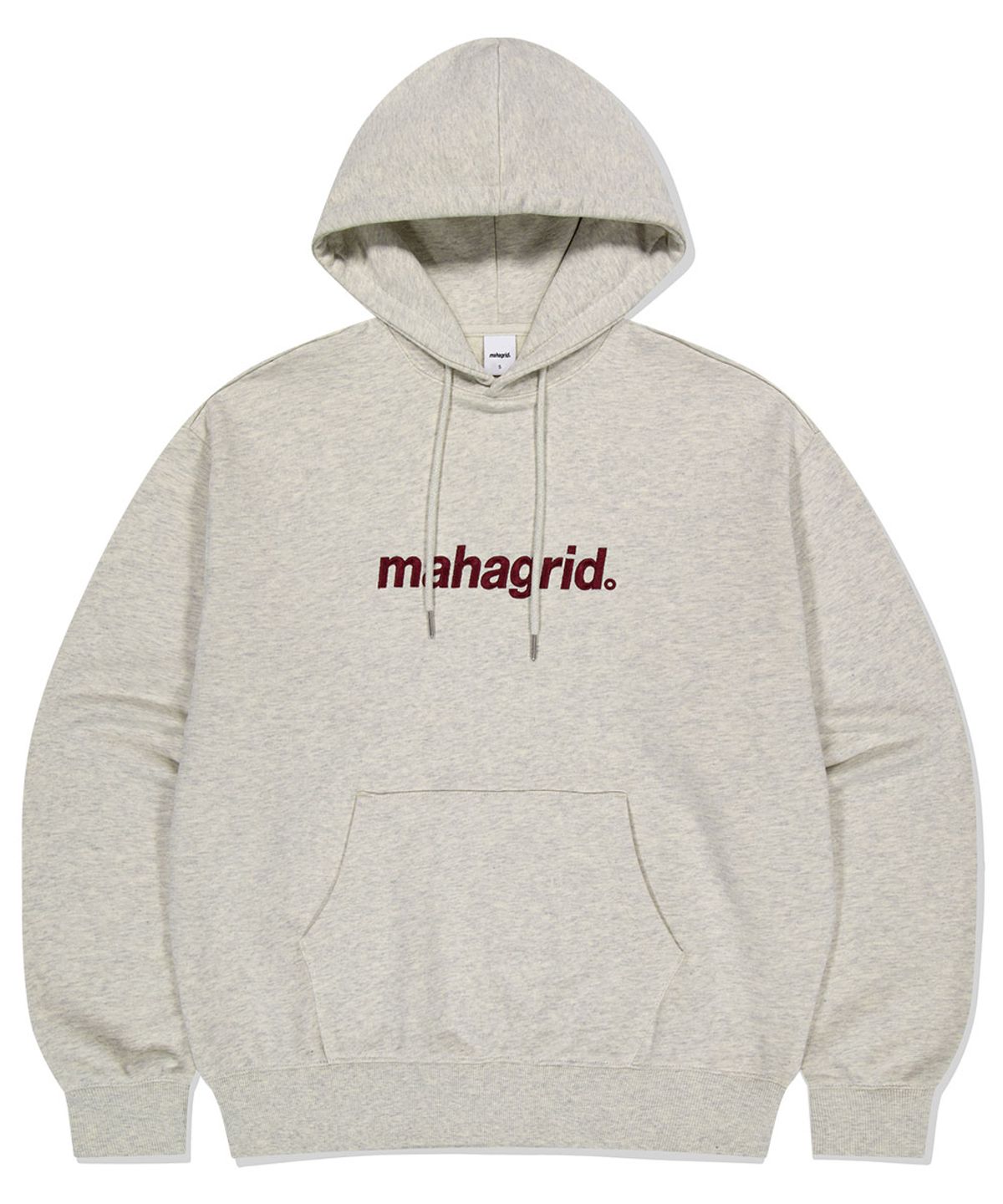 마하그리드(MAHAGRID) BASIC LOGO HOODIE OATMEAL(MG2EFMM407A)
