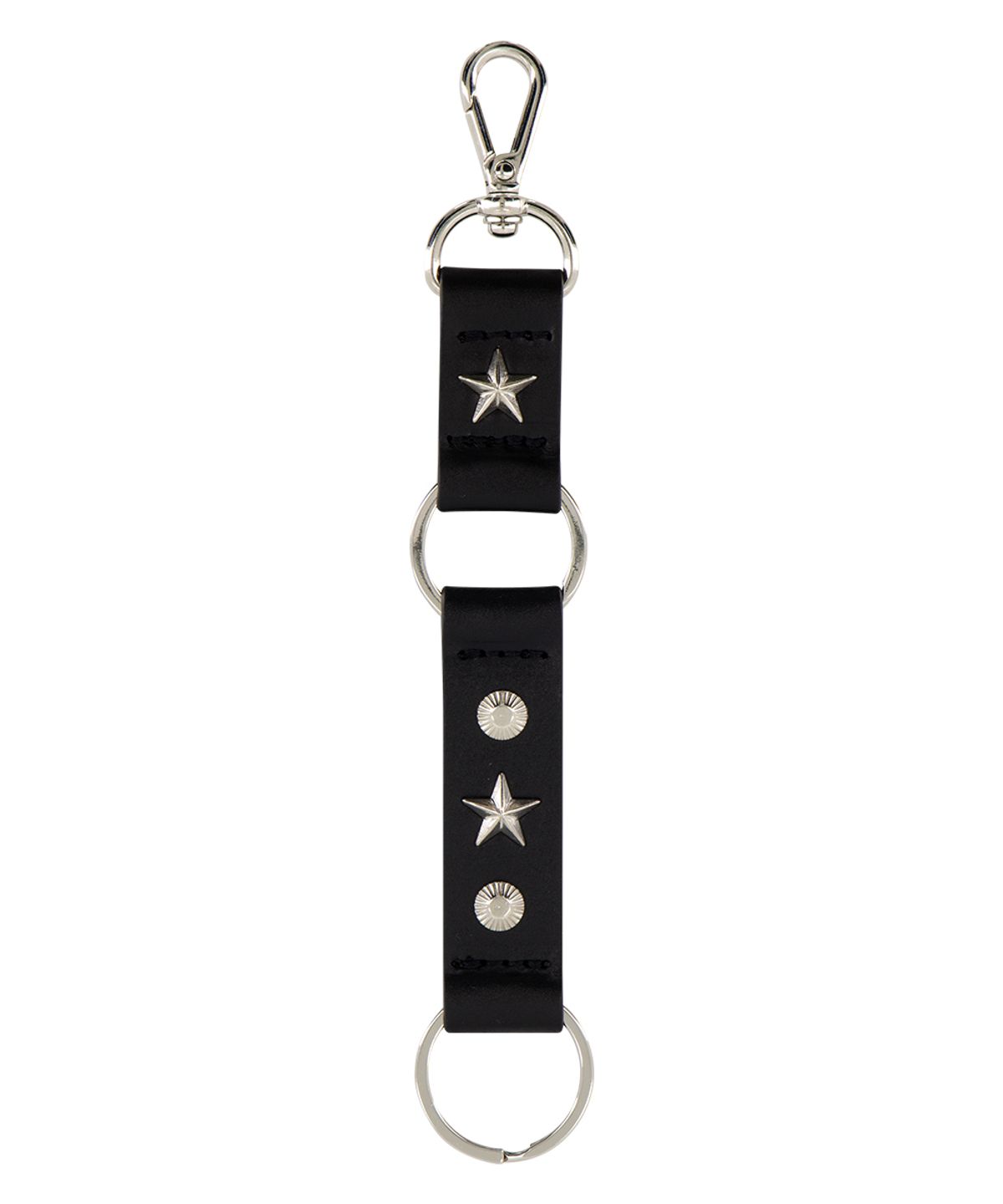 마하그리드(MAHAGRID) CONCHO LEATHER KEYCHAIN BLACK(MG2EFMAB69A)