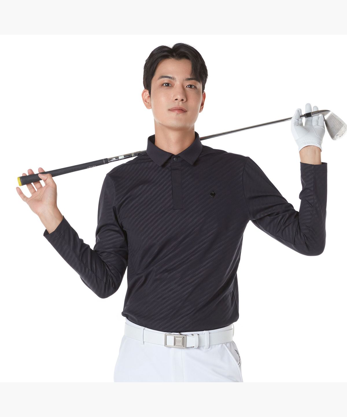 르꼬끄 골프(LECOQ GOLF) 남성 프레싱 프린트 티셔츠 (GP321MTL81)