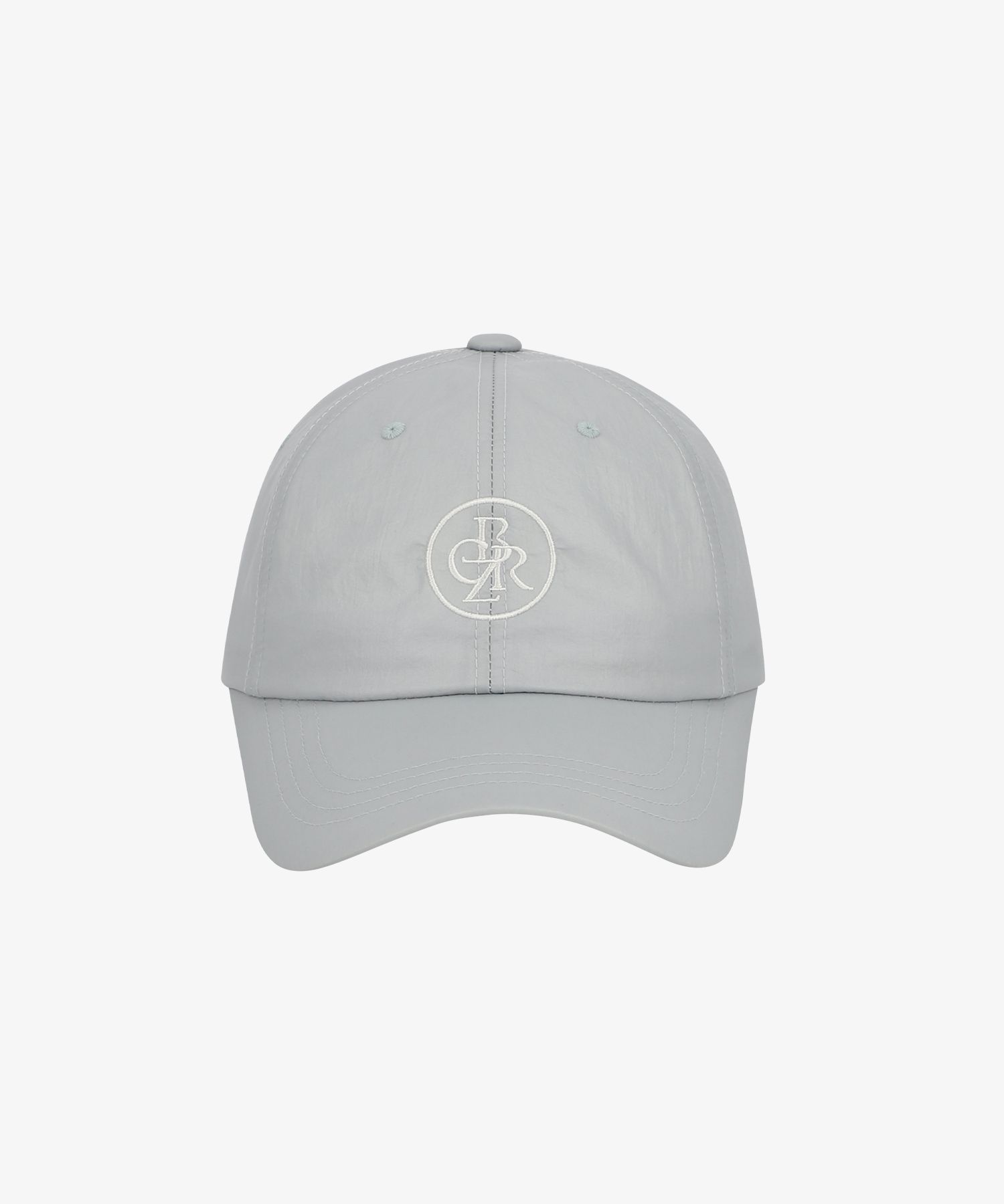 ★citybreeze★ Nylon Arch Logo Ball Cap_GREY MUSINSA | CITYBREEZE WOMAN NYLON CIRCLE LOGO BALL CAP_LIGHT GREY