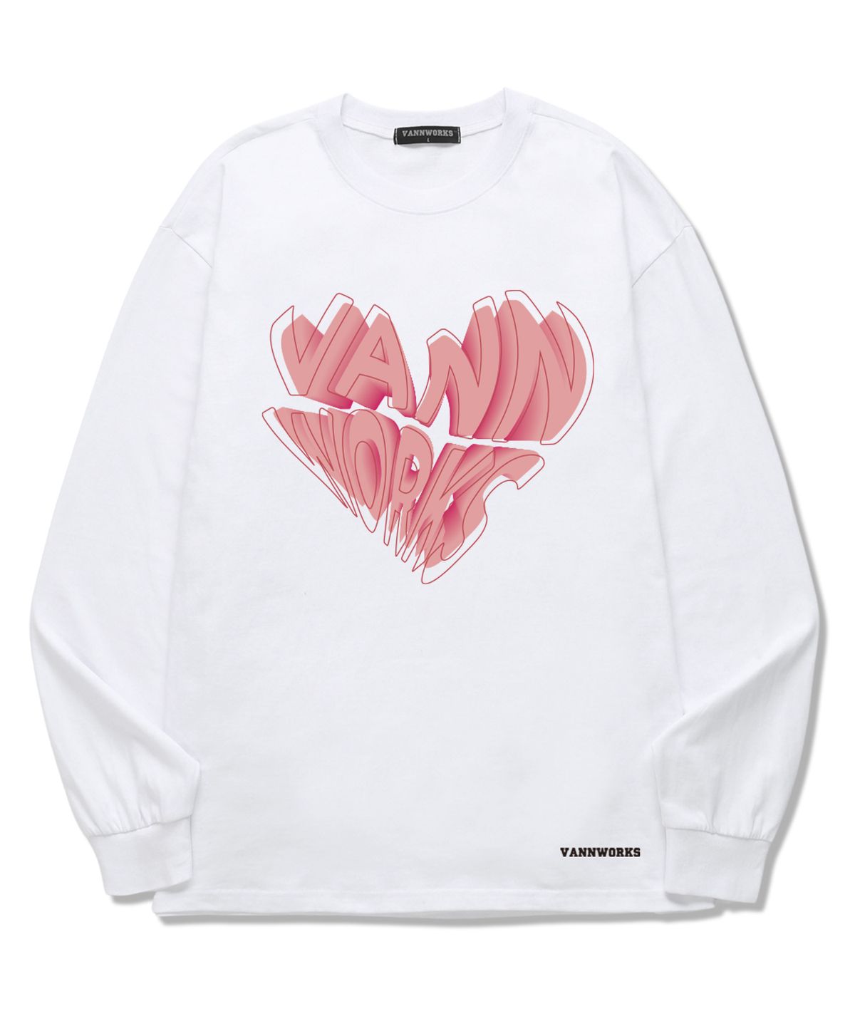 밴웍스(VANNWORKS) Heart of mine 롱슬리브 (VLS0060) 화이트