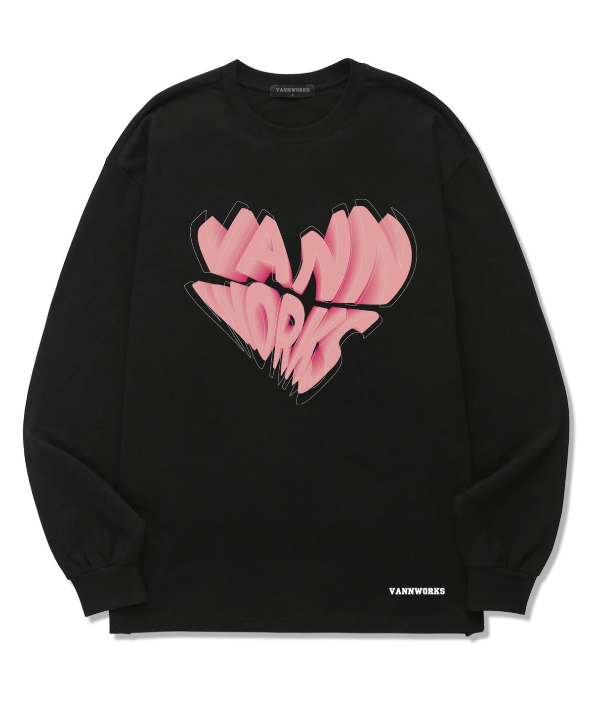 밴웍스(VANNWORKS) Heart of mine 롱슬리브 (VLS0060) 블랙