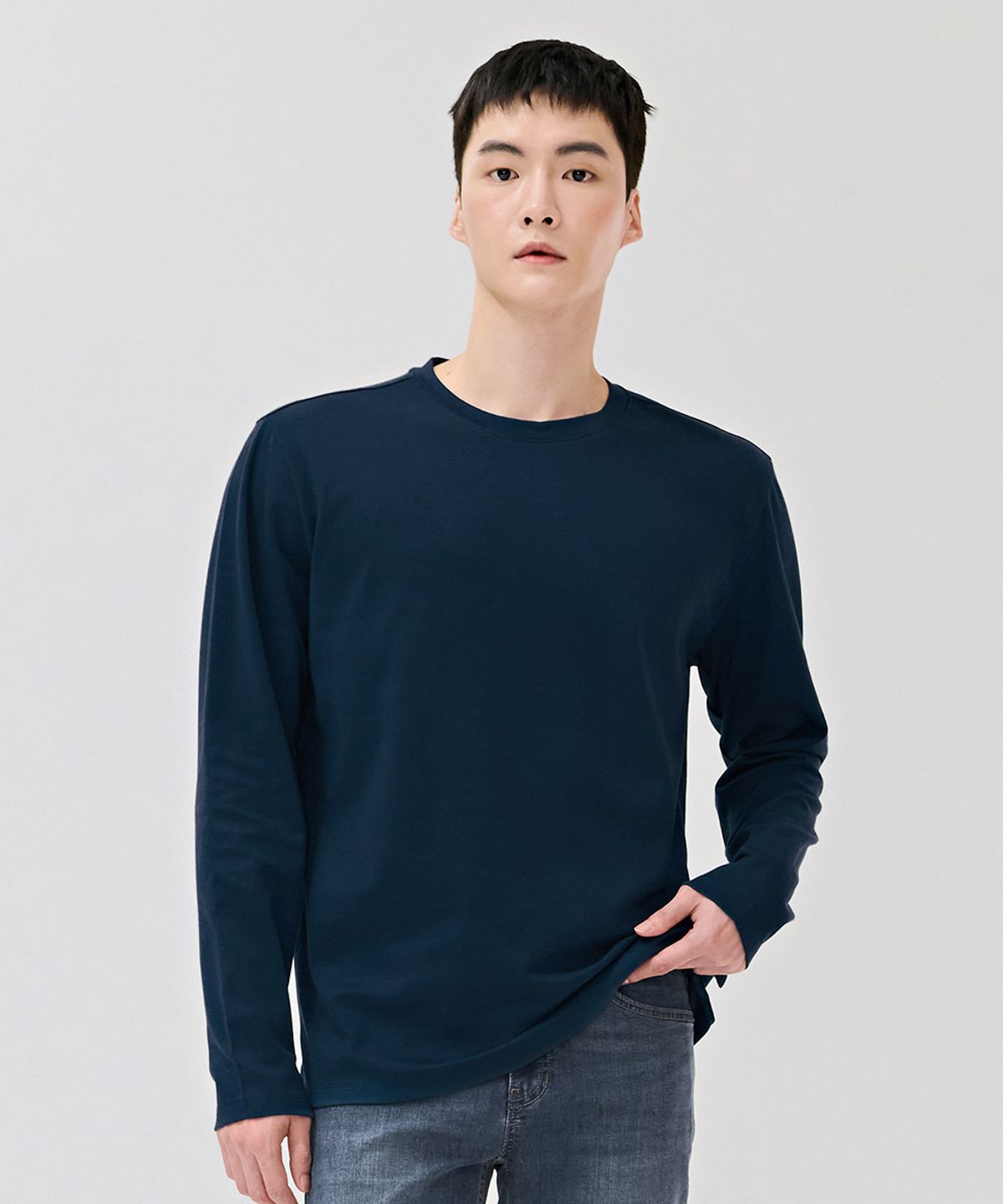체이스컬트(CHASECULT) 남성 베이직 긴팔 티셔츠-DEZK5101B0G