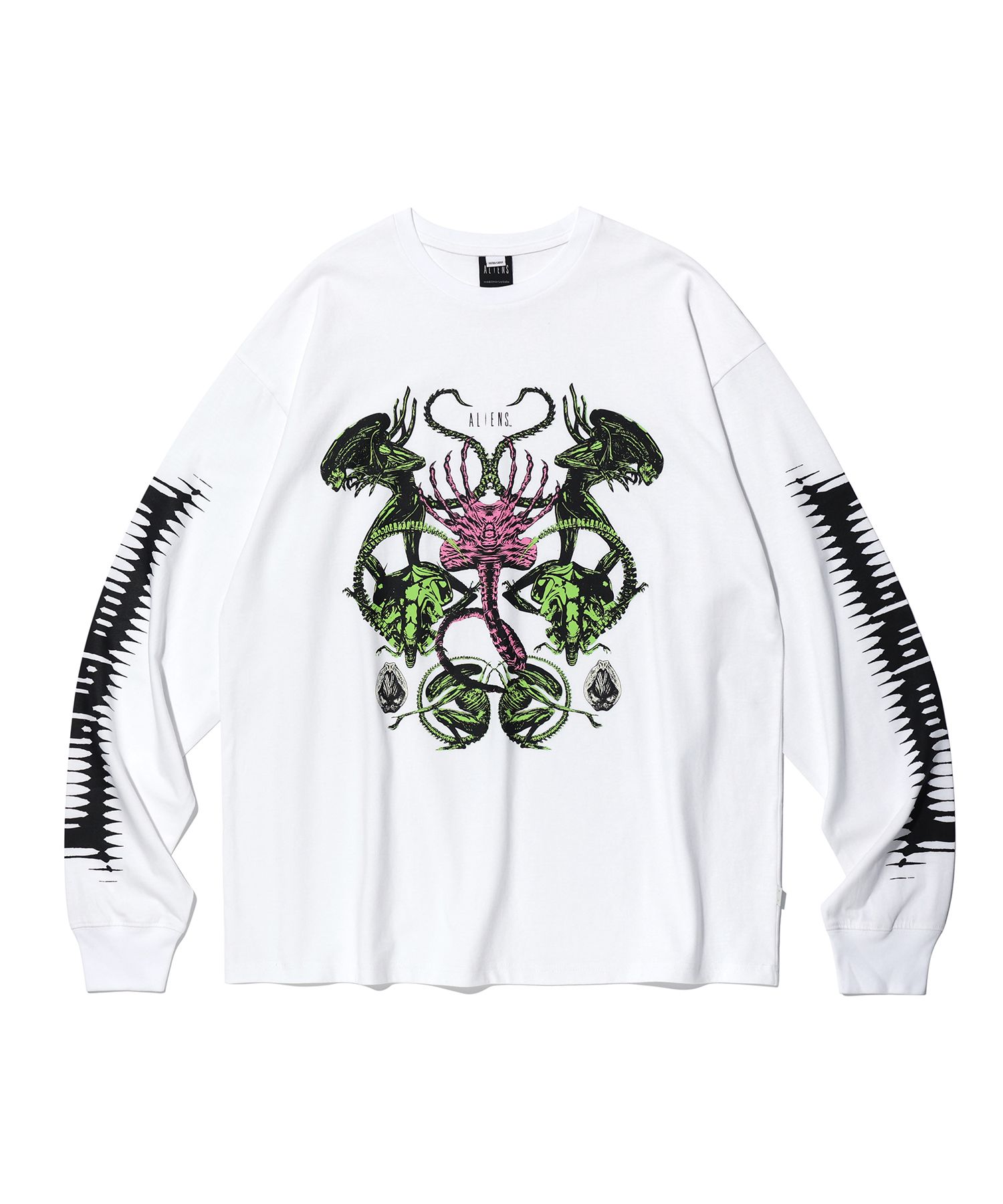 ★CRITIC X ALIEN COLLAGE LONG SLEEVE TS MUSINSA | CRITIC CRITIC x ALIEN COLLAGE LONG SLEEVE TS WHITE