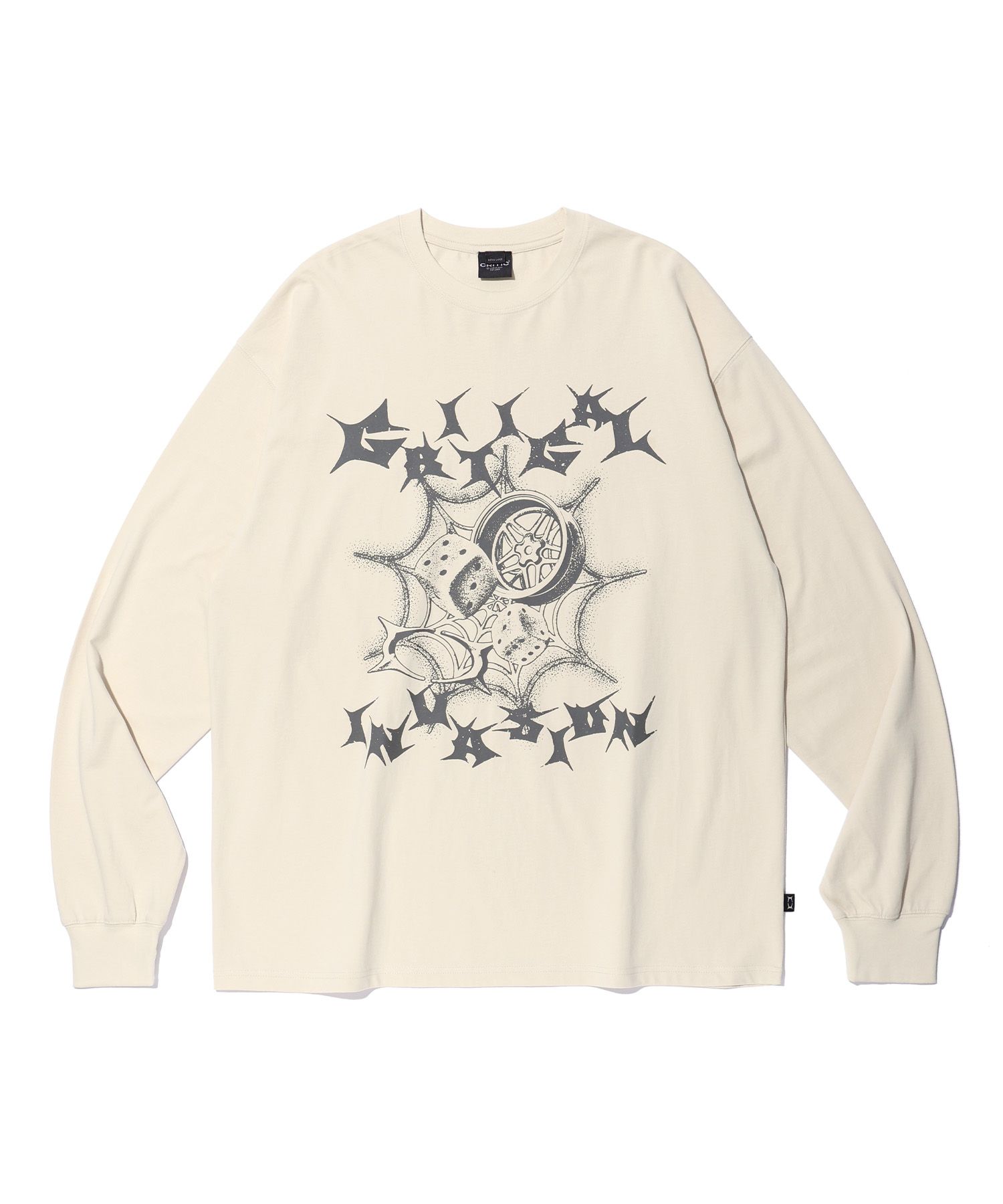 [CRITIC] CRITICAL INVASION LONG SLEEVE T-SHIRT /追跡付 MUSINSA | CRITIC CRITICAL INVASION LONG SLEEVE T-SHIRT CREAM