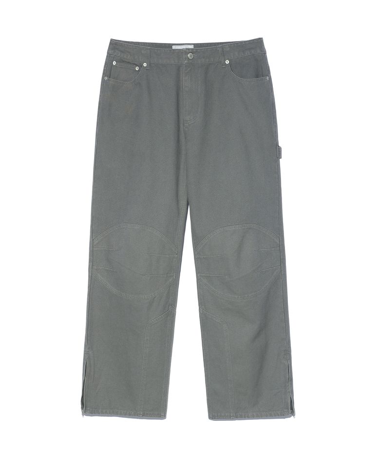 WORMHOLE RACING SET UP WORK PANTS GREY