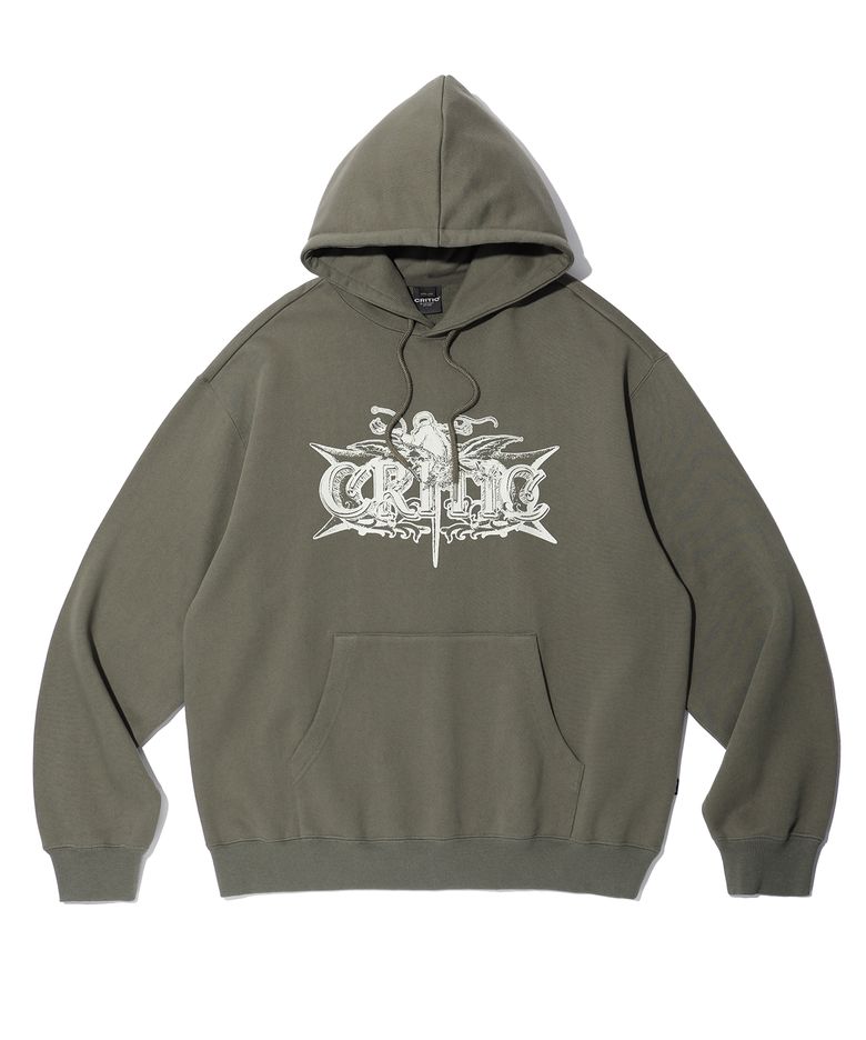DEVIL CRITIC HOODIE KHAKI
