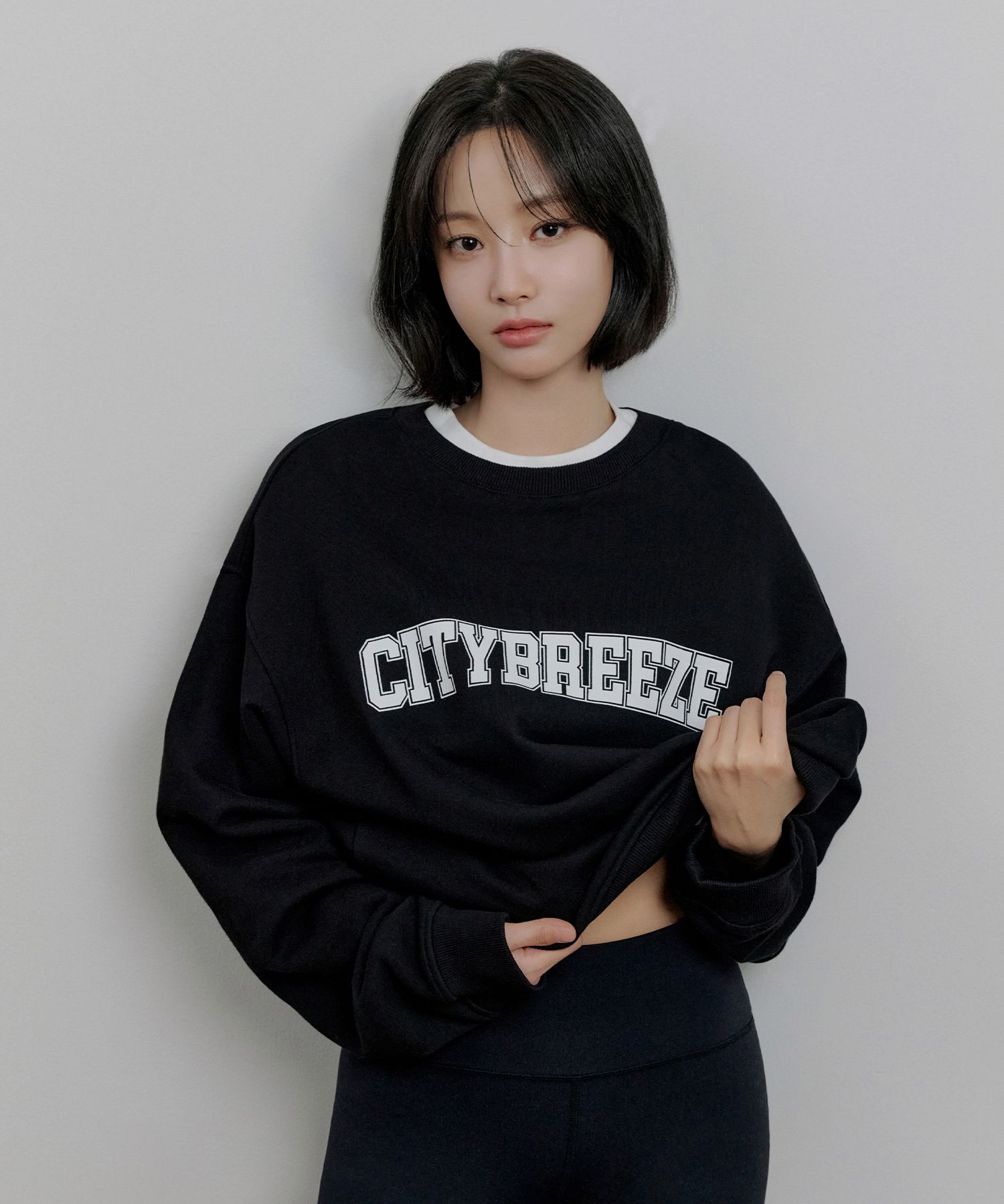 MUSINSA | CITYBREEZE Essential Big Logo Man to Man_4COLORS