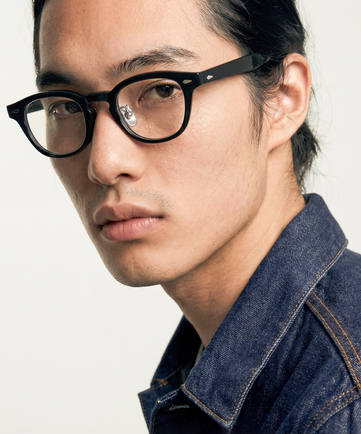 앰버옵티컬(AMBEROPTICAL) 레토 클래식 45 블랙 (메탈코받침)