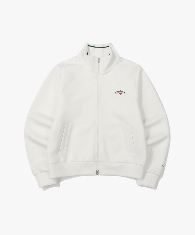 베스티 하이넥 집업 우먼 OFF WHITE