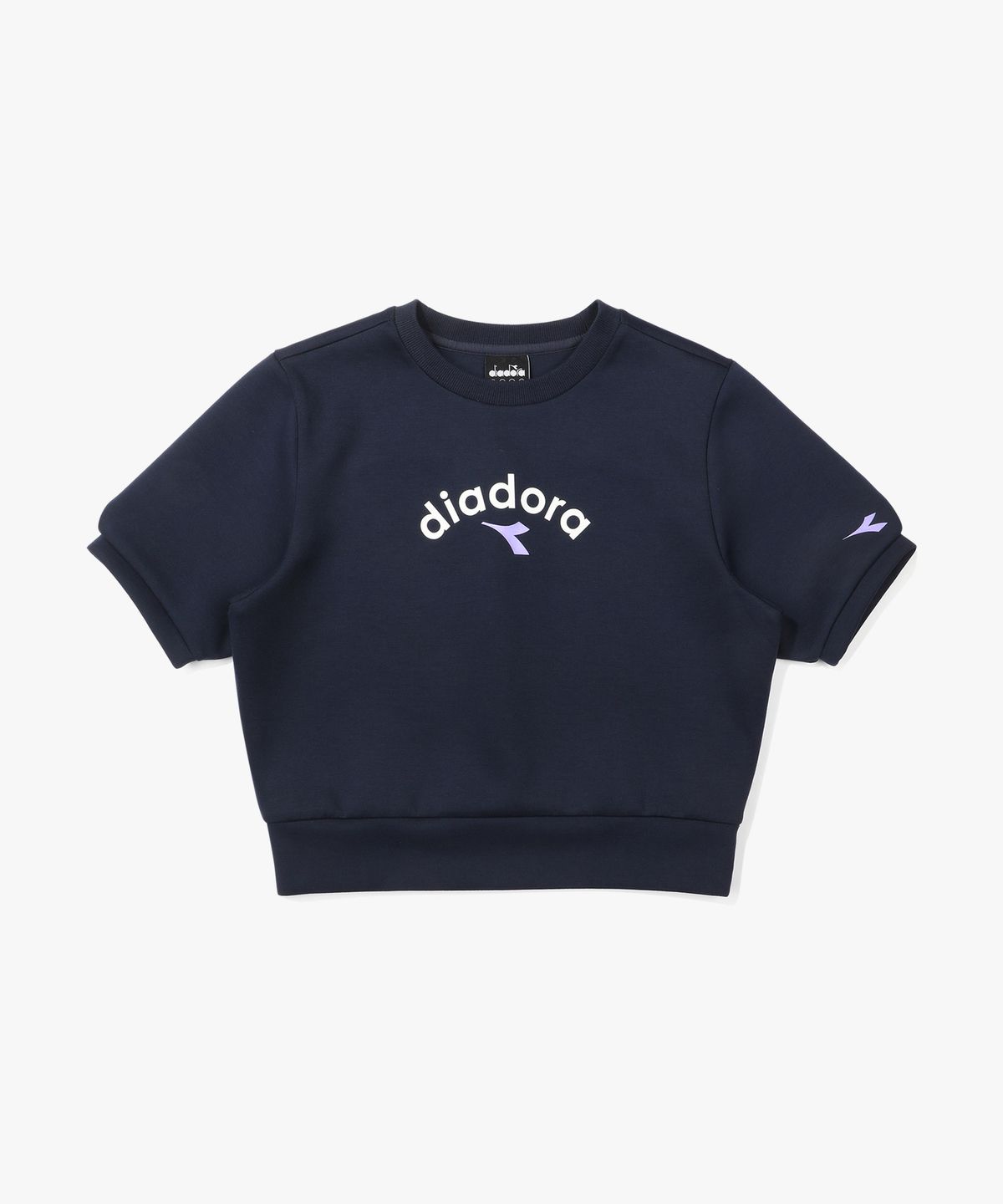 디아도라(diadora) 베스티 반팔 티셔츠 우먼 NAVY