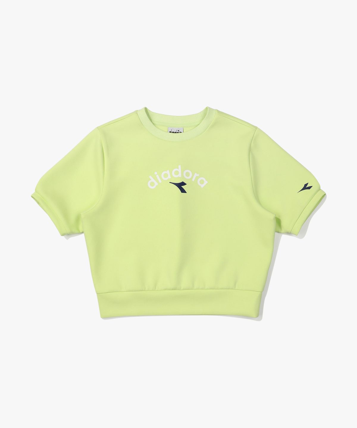 디아도라(diadora) 베스티 반팔 티셔츠 우먼 LIME
