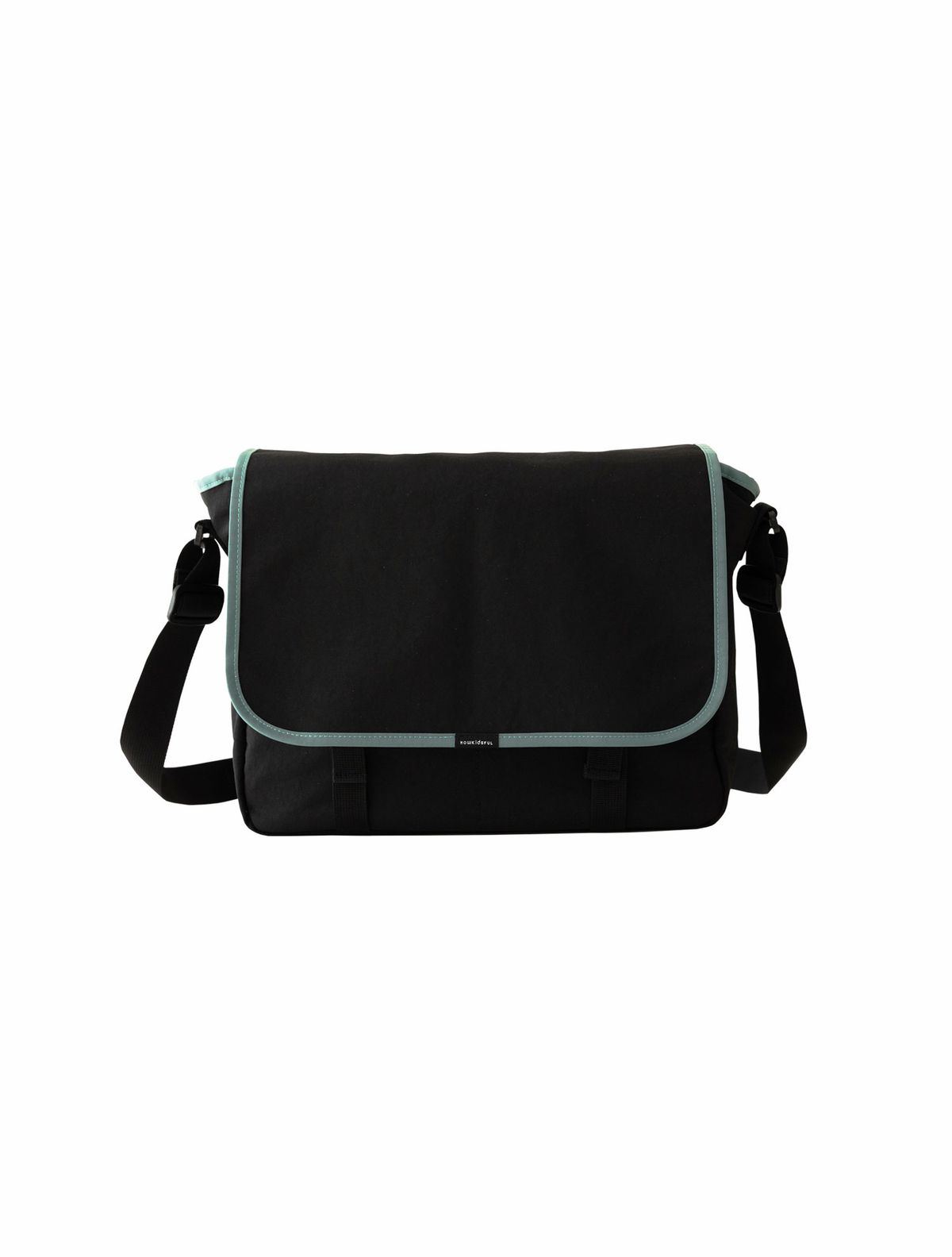 하우키즈풀(HOWKIDSFUL) MESSENGER BAG - BLACK (S/M)
