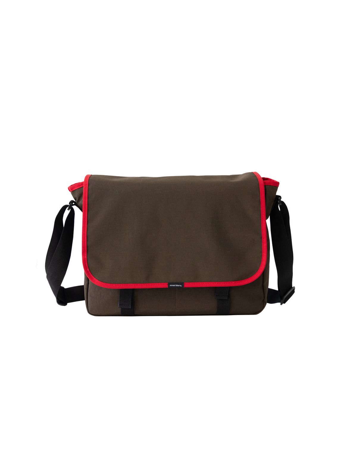 하우키즈풀(HOWKIDSFUL) MESSENGER BAG - BROWN (S/M)