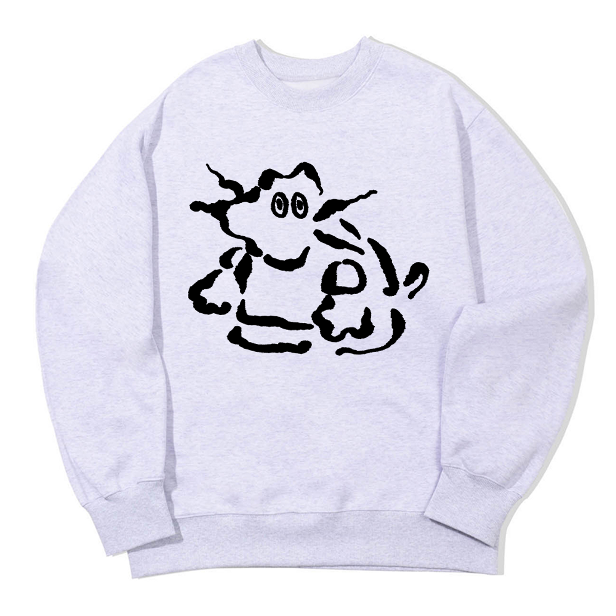 어썸어스(AWESOMEUS) SQUISHY CAT SWEAT SHIRTS_3 COLOR